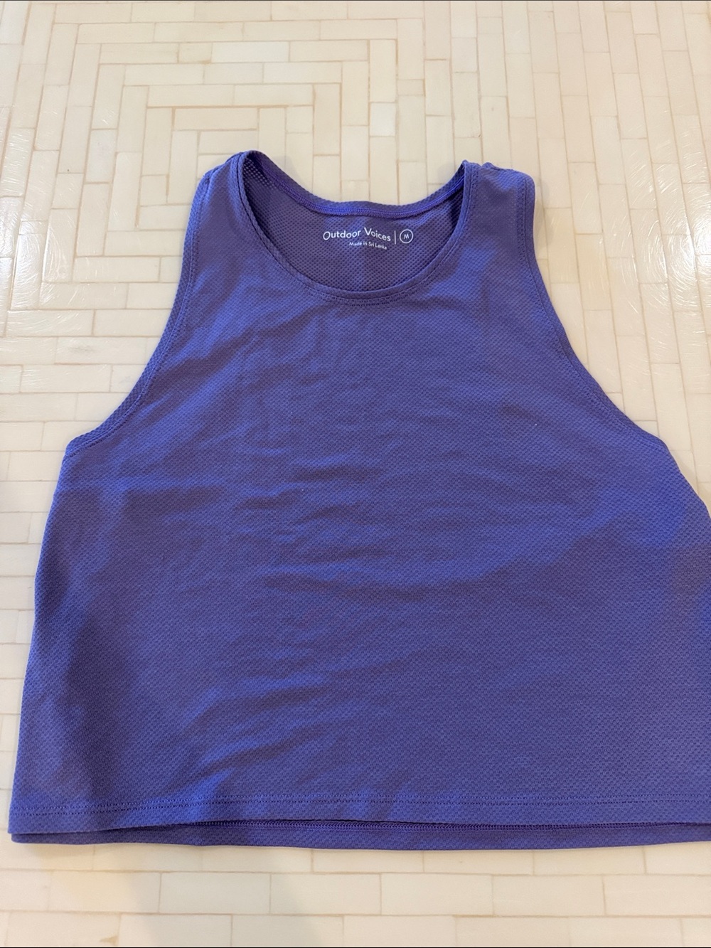 Outdoor Voices Workout Tank- Purple M